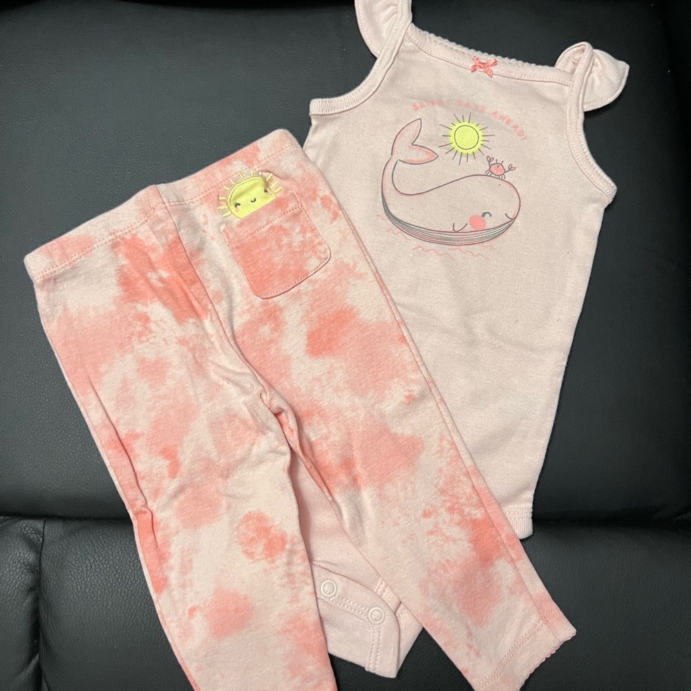 2 Piece Whale Bodysuit and pants